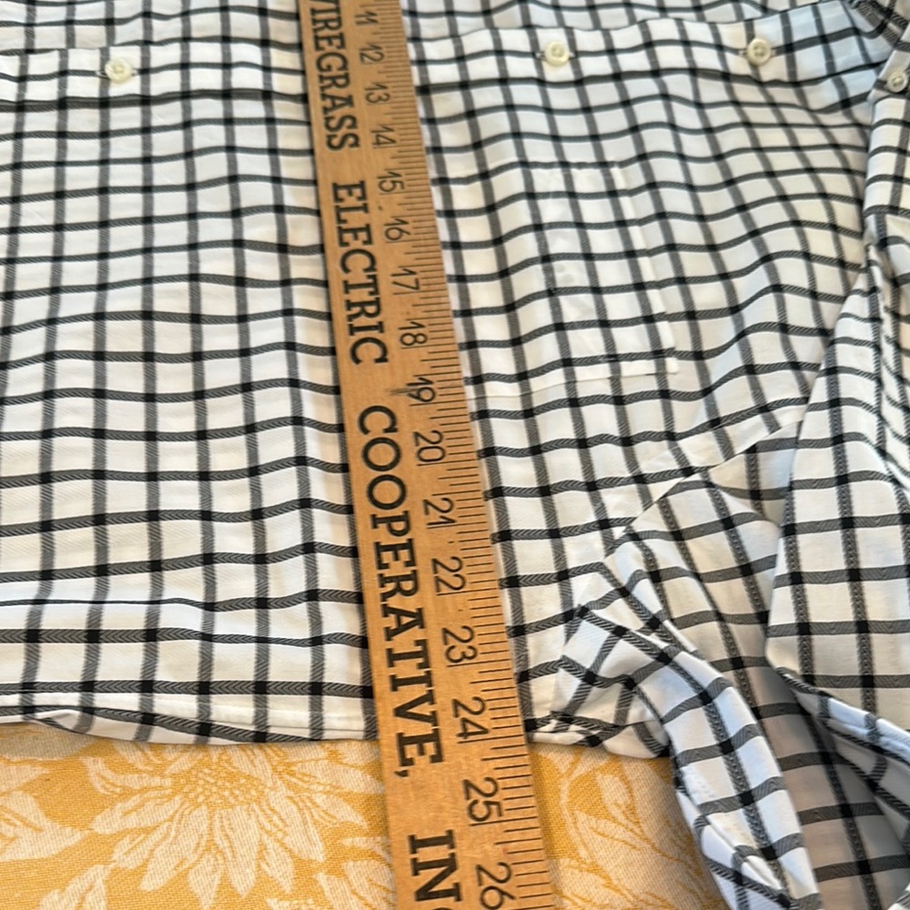 Daniel Cremieux Black and White Casual Button Down Shirt - Picture 4 of 5